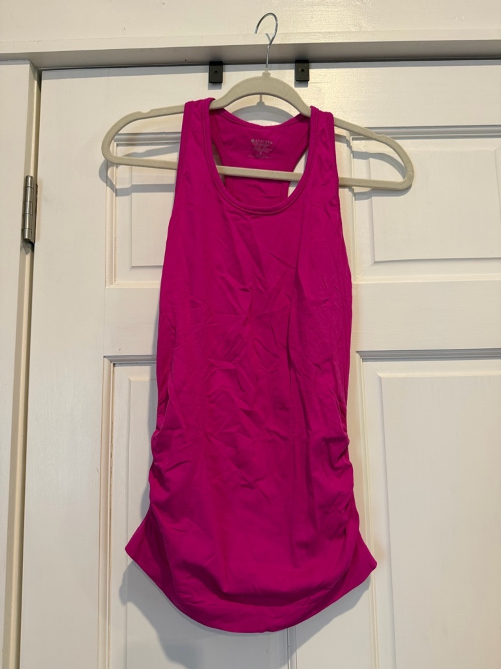 Athleta Hot Pink Racerback Tank Athletic Top Workout